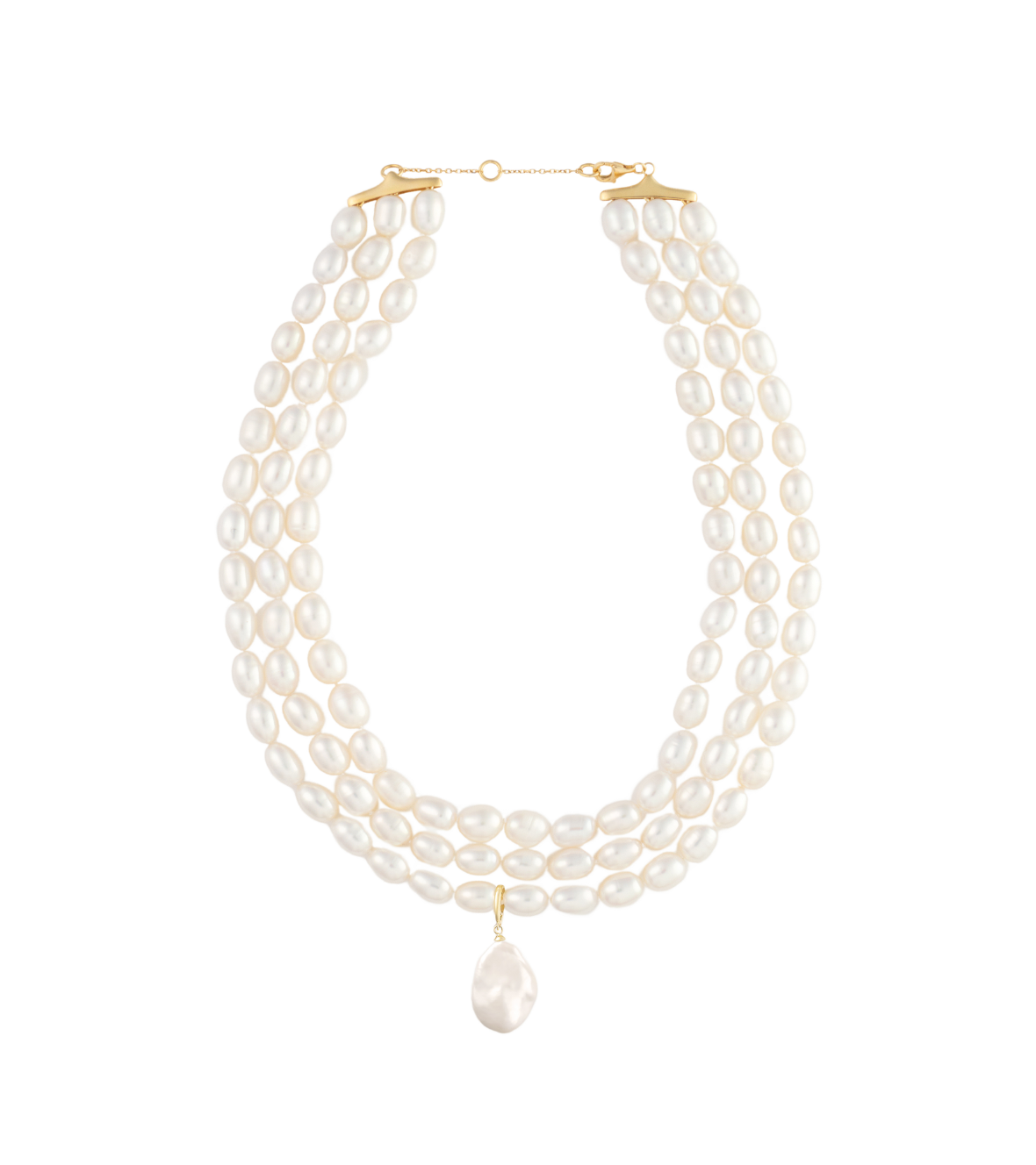 Amore Drop Pendant 3 Row